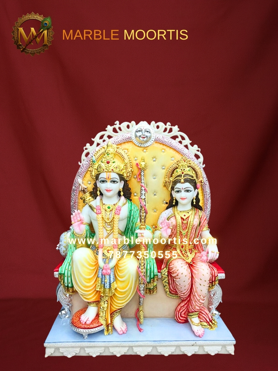 Ram Darbar Marble Murti — Design 6