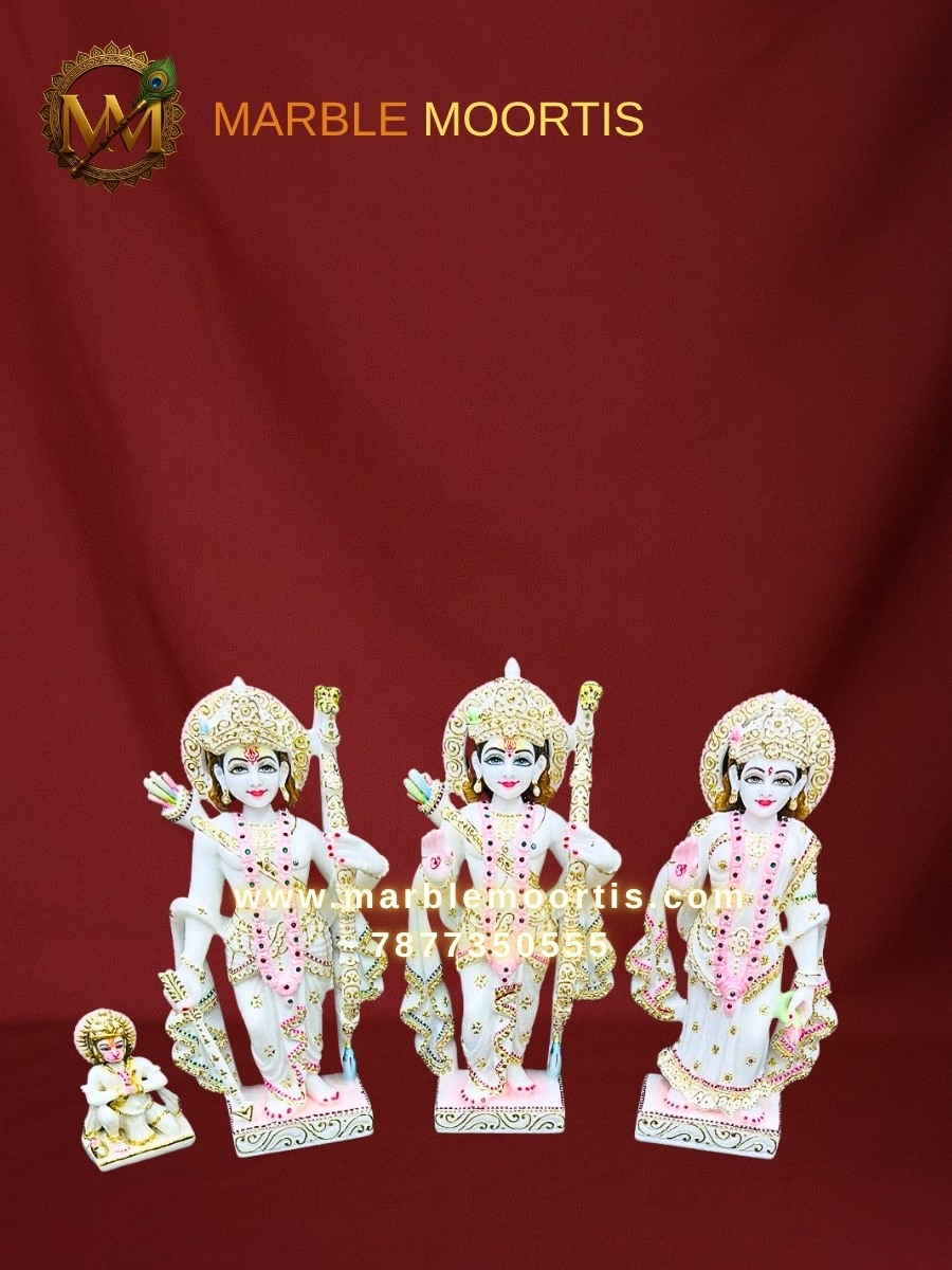 Ram Darbar Marble Murti — Design 7