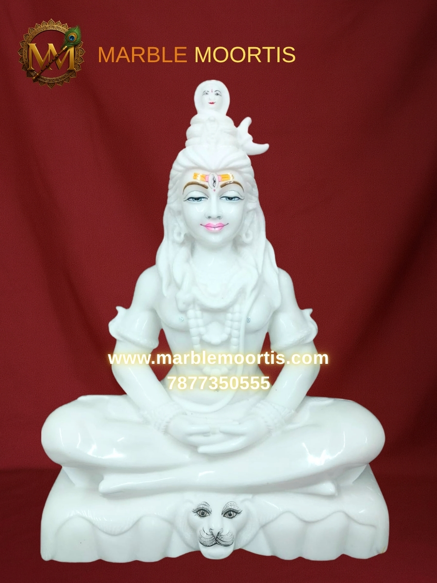 Shiv Parvati Marble Murti — Parwati Mata Ji 10
