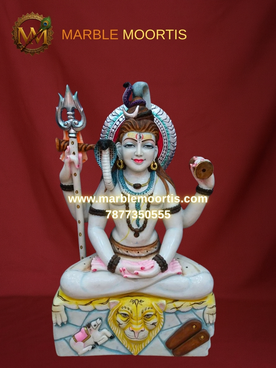 Shiv Parvati Marble Murti — Parwati Mata Ji 20